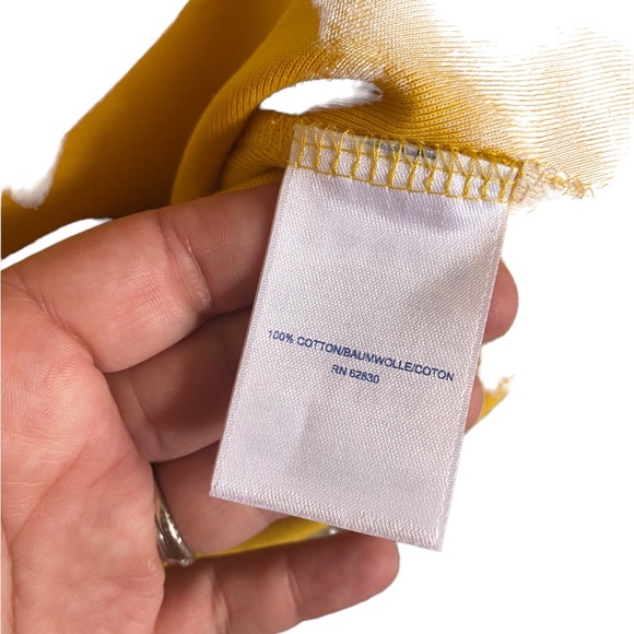 NWT Lands End yellow long sleeve shirt - Picture 7 of 8